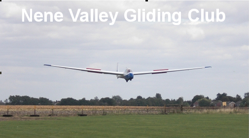 Landing Glider at Nene Valley
